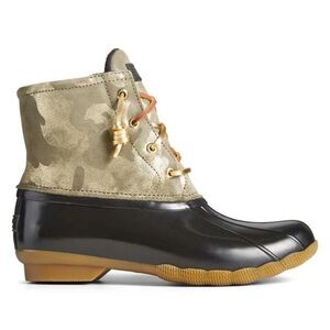 Sperry - Women's Saltwater Metallic Camo Duck Boots NWT Size 9